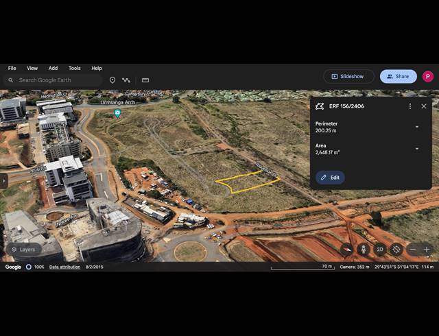 2,648M² VACANT LAND FOR SALE IN UMHLANGA RIDGE